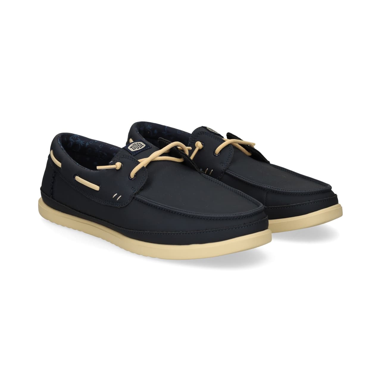 HEY DUDE Nautico Piel Azul Navy Blazer