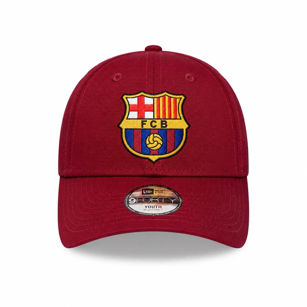 New Era Casquette FC Barcelone 9FORTY Enfant Bordeaux