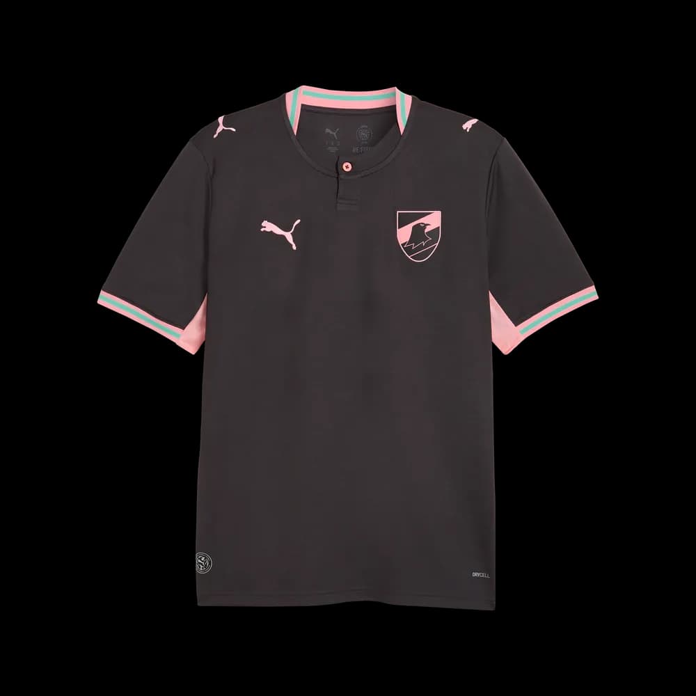 PUMA Maillot Third Palermo FC Homme Gris Foncé Rose