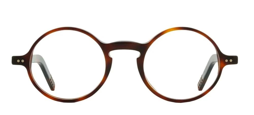 Lunor Gafas De Vista Unisex Habano Redondas