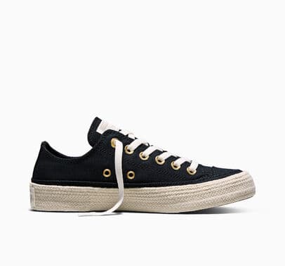 Converse Chuck Taylor All Star Espadrille Black/Gold/Papyrus