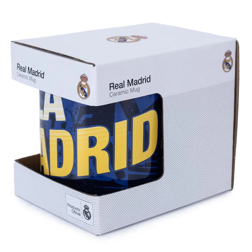 Real Madrid Mug Hala Madrid 315 ml Bleu Jaune
