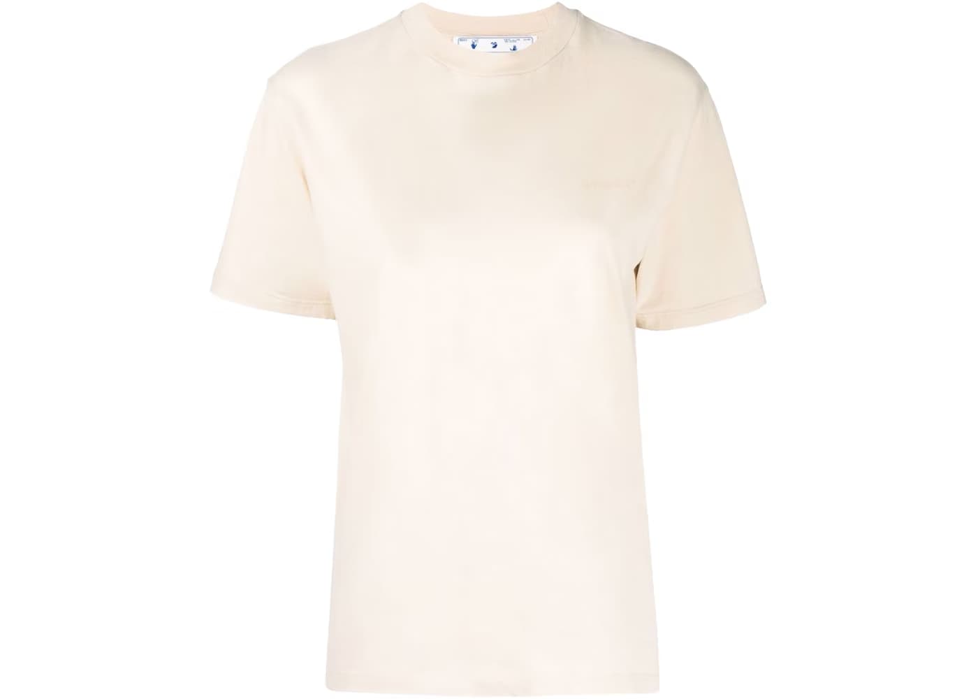 Off-White Diag Beige Tee — Off-white en Ibiza