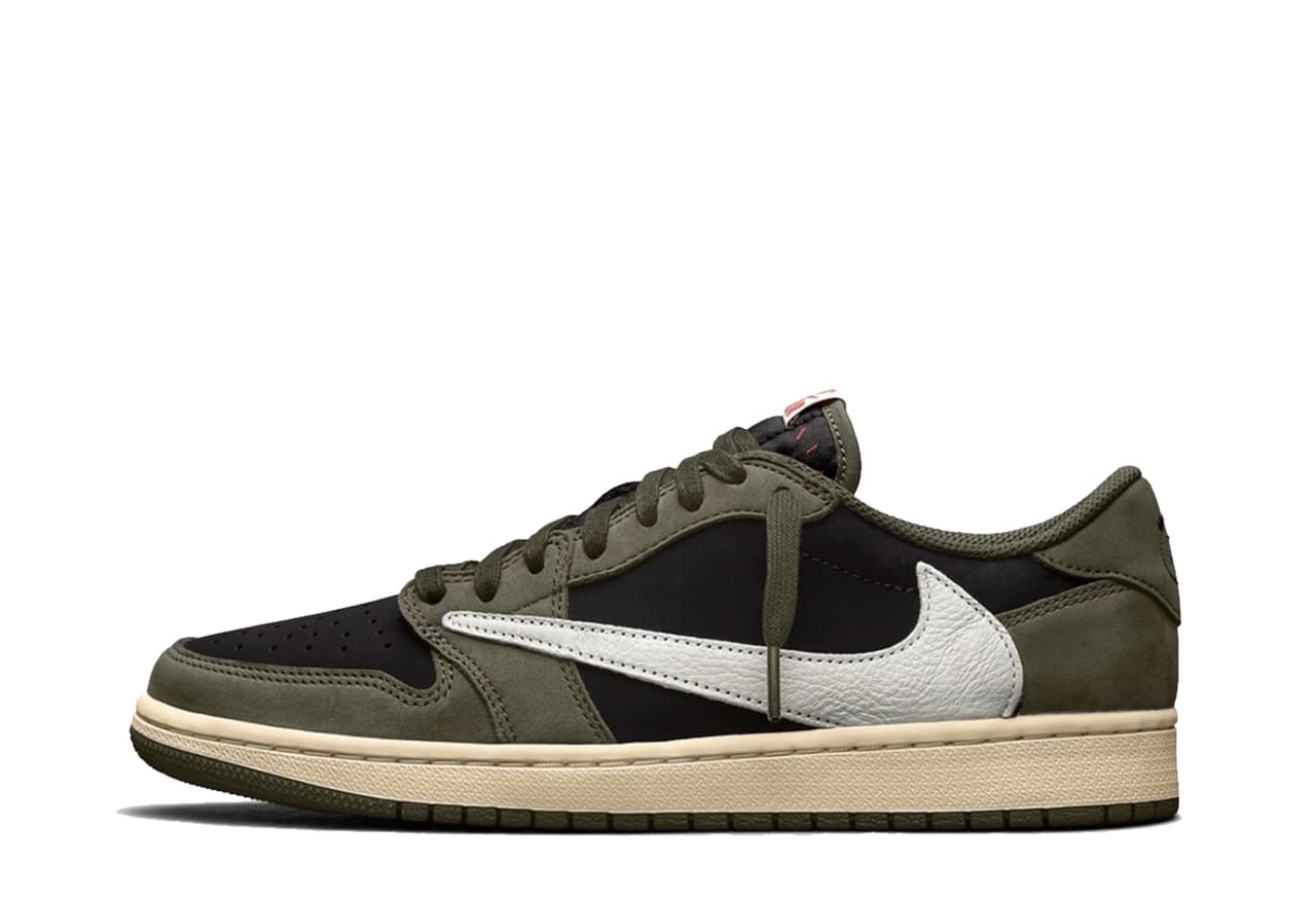 Jordan 1 Retro Low OG SP Travis Scott Black Olive
