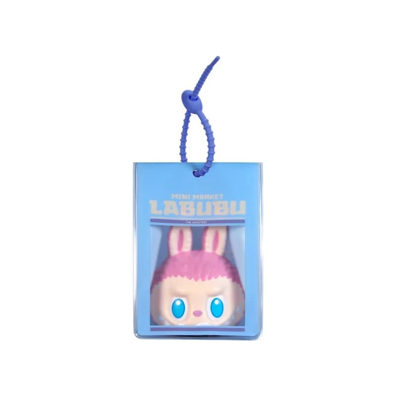 Pop Mart Labubu The Monsters Wacky Mart Series Milk Pinch Pendant