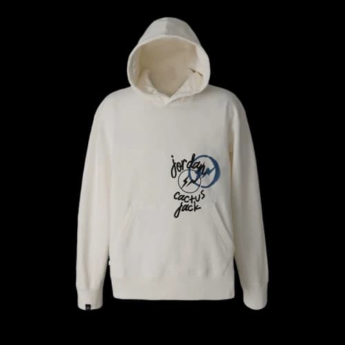Air Jordan x Travis Scott x Fragment Hoodie 'Cream'