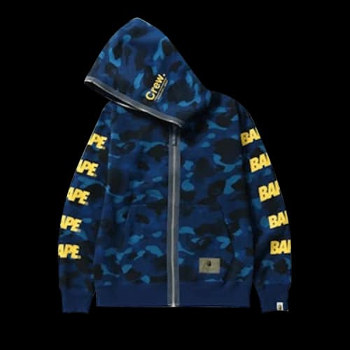 BAPE Gradation Camo Full Zip Hoodie 'Navy'