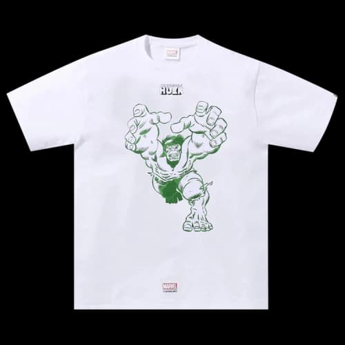 BAPE x Marvel Comics Hulk Tee 'White'