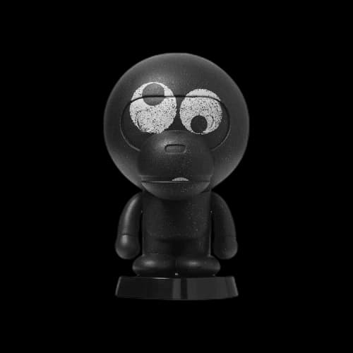 BAPE Baby Milo Michael Lau Artists Collection 8" Figure 'Black'