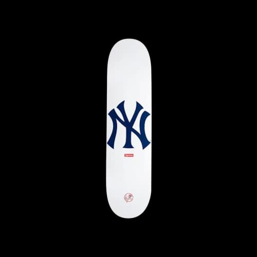 Supreme x New York Yankees Skateboard Deck 'White'