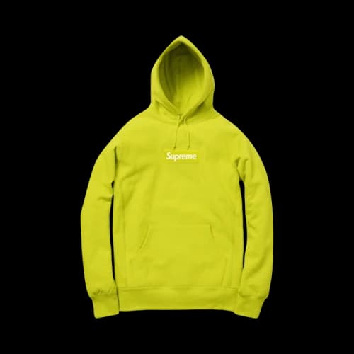 Supreme Box Logo Hoodie 'Acid Green'