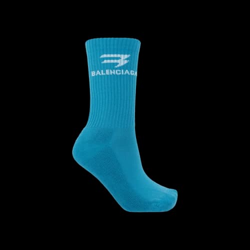 Balenciaga Sporty B Socks 'Blue'
