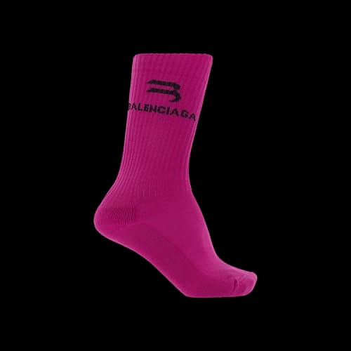 Balenciaga Sporty B Socks 'Pink'