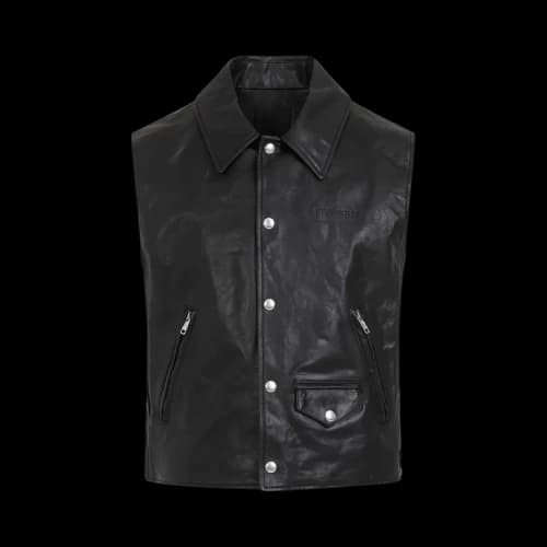 Givenchy Leather Vest 'Black'