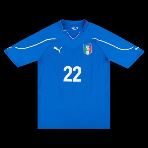 Puma 2010-2012 Italy Player Issue Rossi #22 Home Jersey 'Blue'