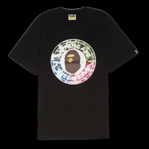 BAPE A Bathing Ape Ape ABC Camo Crazy Busy Work T-Shirt 'Black'