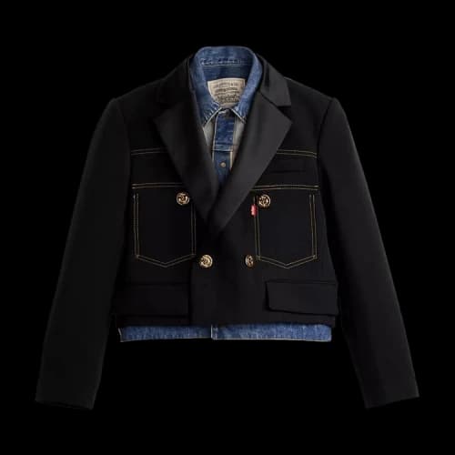 Levi's x Sacai Denim x Metelasse Twill Jacket 'Black'
