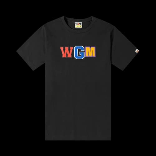 BAPE WGM Shark T-Shirt 'Black'