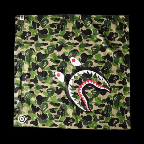 BAPE ABC Shark Bandana 'Green'
