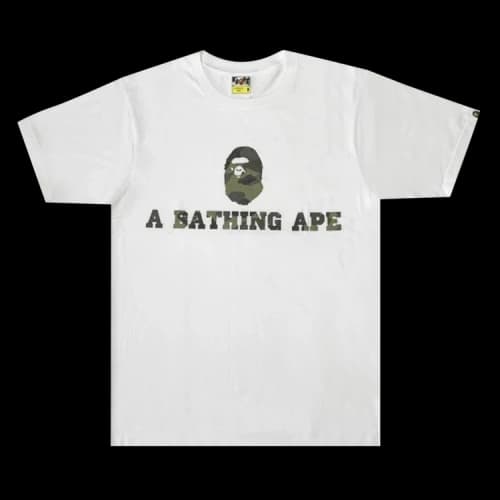BAPE Happy New Year 1st Camo T-Shirt 'White'