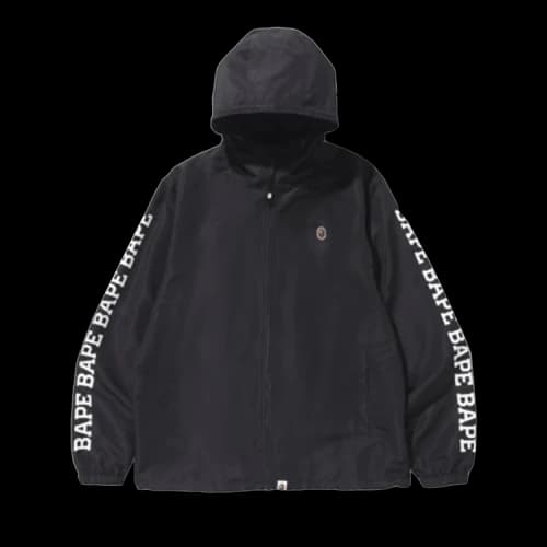 BAPE Premium Summer Bag Lightweight Windbreaker Jacket 'Black'