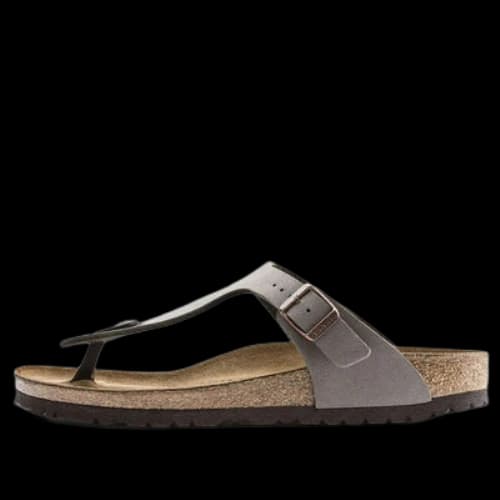 BirkenstockGizeh Birko Flor Birkibuc 'Stone'