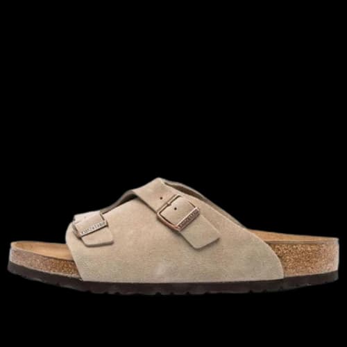 Birkenstock Zrich Suede Leather 'Stone Coin'