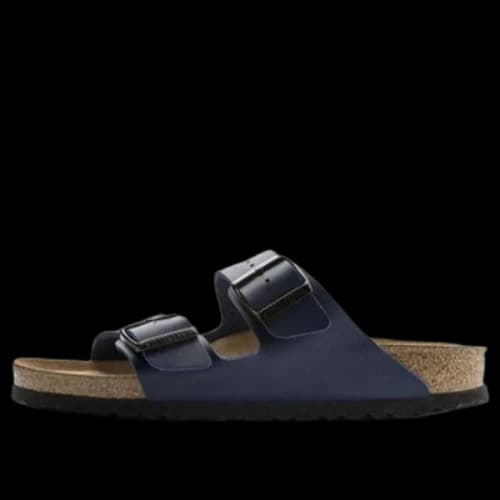 Birkenstock Arizona Soft Footbed Birko-Flor 'Blue'