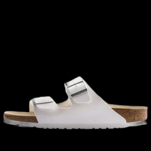 Birkenstock Arizona Birko Flor 'White'