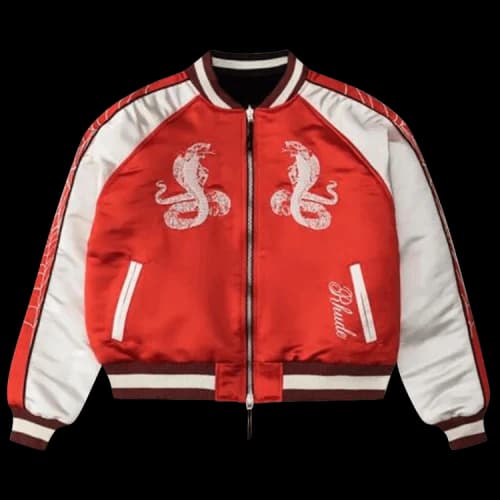 Rhude Reversable Souvenier Jacket 'Maroon/Red/White'