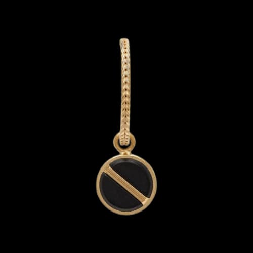 Maison Margiela Semi-Polished Resin Charm Earring 'Gold'