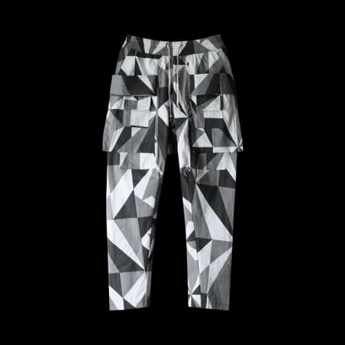 Rick Owens DRKSHDW Geometric Creatch Cargo Pant 'Multicolor'
