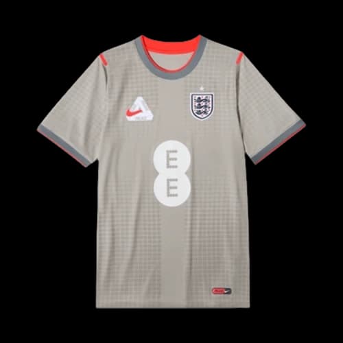Palace x Nike England X2 Three Lions Football Beyond Borders Jersey 'Grey'