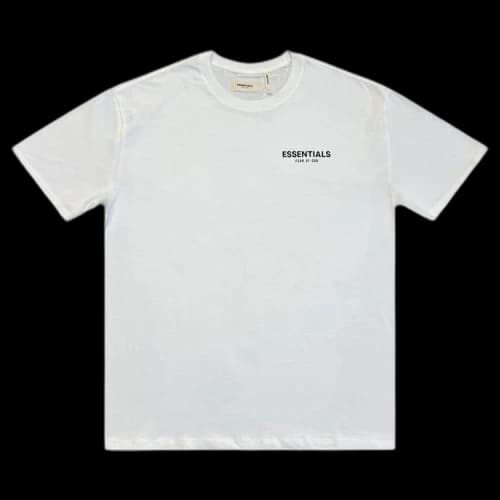 Fear of God Essentials Boxy Logo T-Shirt 'White'