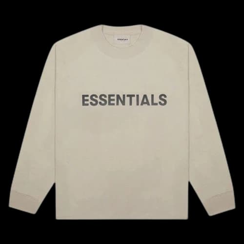 Fear of God Essentials Long-Sleeve T-Shirt 'Tan'