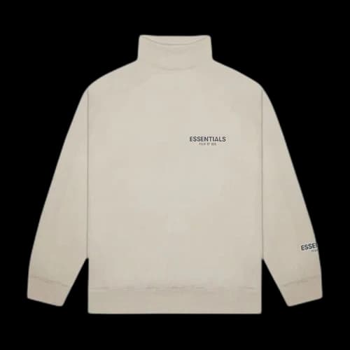 Fear of God Essentials Mock Neck Sweatshirt 'Tan'