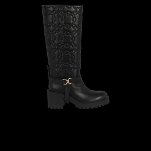 Ferragamo Shiran Knee-High Leather Boot Black (Women's)