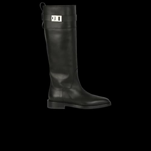 Ferragamo Bugo Knee-High Boots Black (Women's)