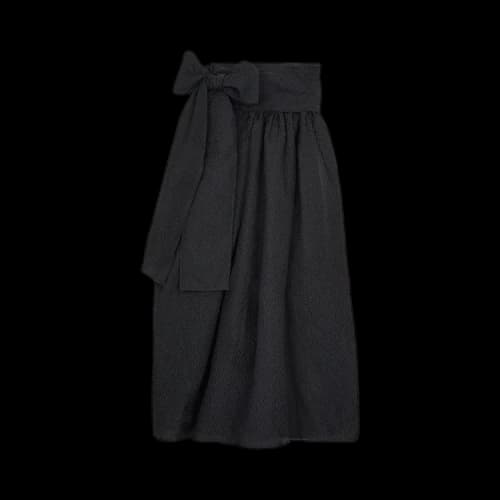 Cecilie Bahnsen Tulip Skirt With Wrap Detail 'Black'