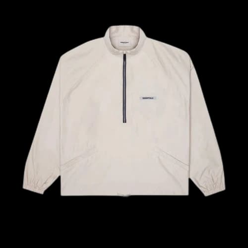 Fear of God Essentials Half Zip Track Pullover 'Moss'