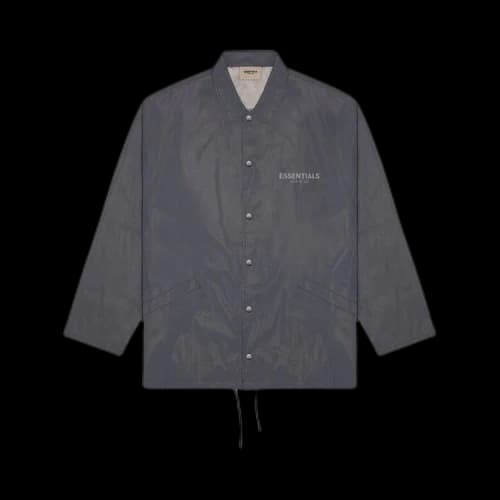 Fear of God Essentials Coach Jacket 'Black Reflective'
