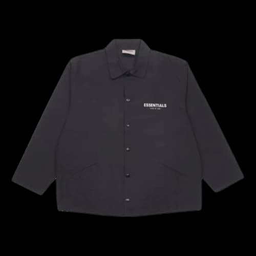 Fear of God Essentials SS21 Coach Jacket Black