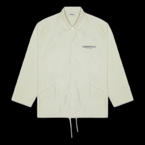 Fear of God Essentials FW20 Coach Jacket Sage