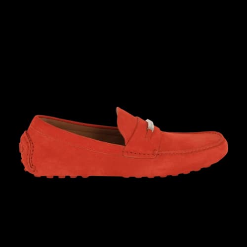 Ferragamo Grenoble Suede Drivers Orange