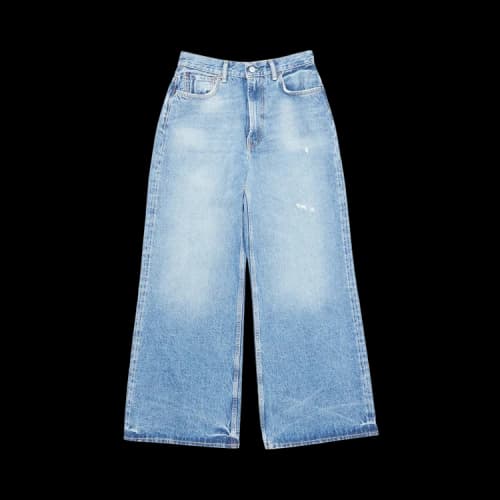 Acne Studios Relaxed Fit Jeans 'Mid Blue'
