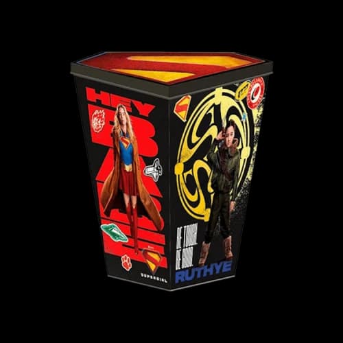 DC Comics Supergirl S-Shield Icons Popcorn Bucket