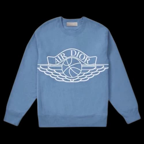 Dior x Air Jordan Wings Sweater 'Blue'
