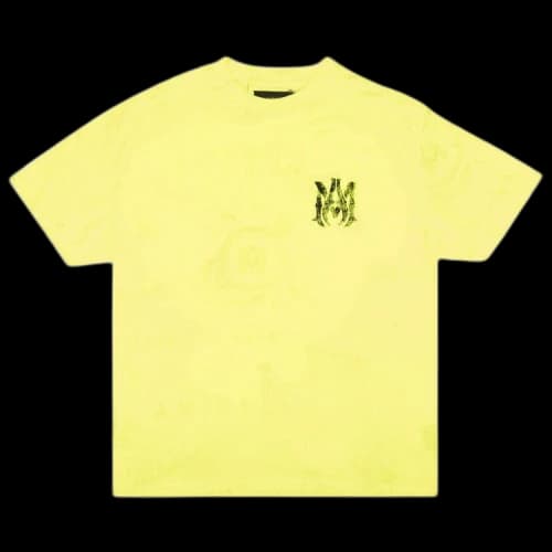 Amiri Army Stencil Short-Sleeve T-Shirt 'Yellow'