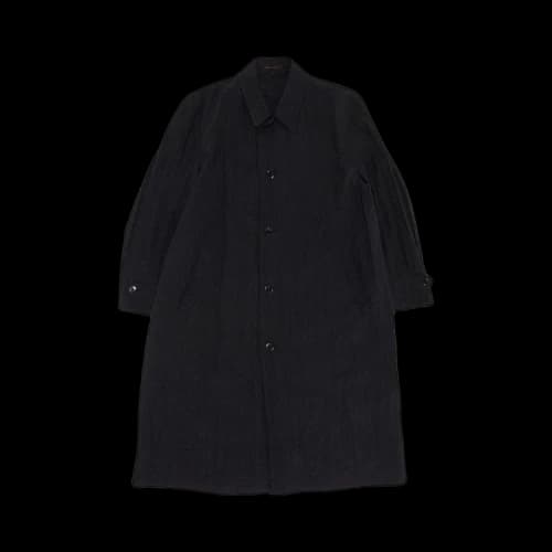 Vintage Comme des Garçons Oversized Original Staff Crinkle Car Coat 'Black'