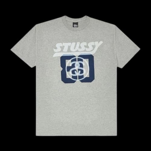 Stussy 80 Tee 'Grey Heather'